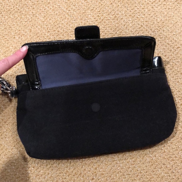 Vintage Juicy Couture Patent & Felt Clutch Wristlet - Picture 2 of 5